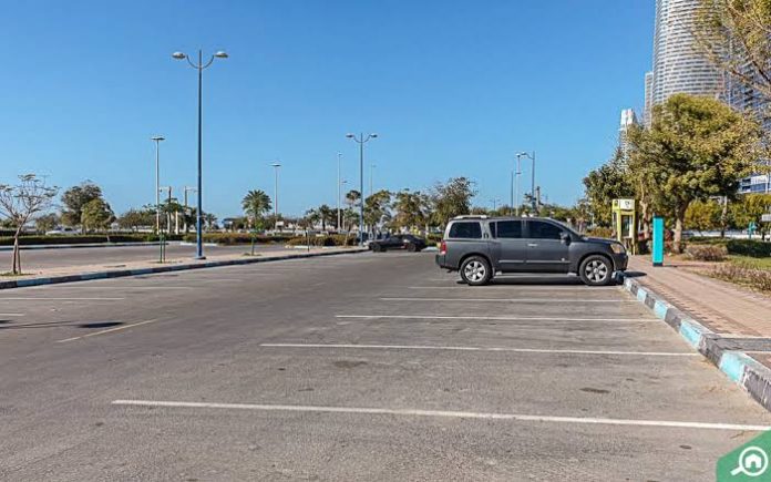 how to put dubai car parking in abu dhabi